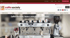 Desktop Screenshot of caffesociety.co.uk