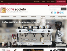 Tablet Screenshot of caffesociety.co.uk